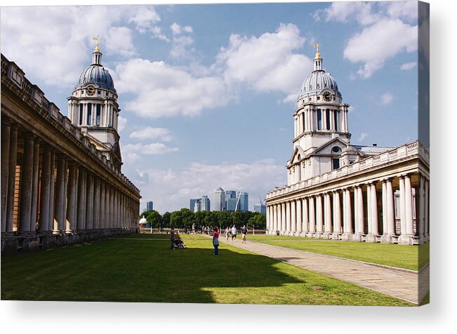London Acrylic Print featuring the photograph Old Royal Navy College Greenwich by Nicky Jameson