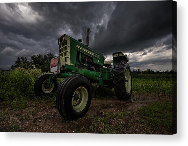 Tractor Acrylic Print featuring the photograph Oliver by Aaron J Groen