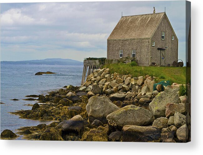 Nova Scotia Acrylic Print featuring the photograph On the Edge by John Babis