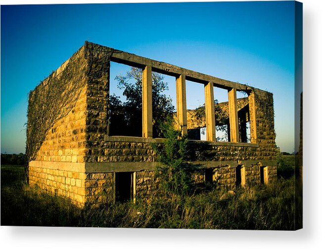 Old Acrylic Print featuring the photograph One Room School House by Hillis Creative