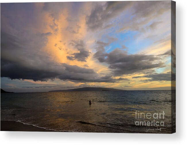Ocean Acrylic Print featuring the photograph Oneness by Joanne West
