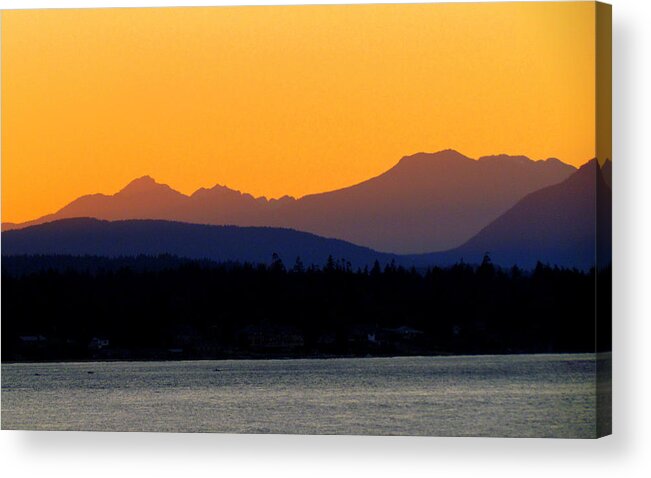 Sunsets Acrylic Print featuring the photograph Only Once by T Guy Spencer