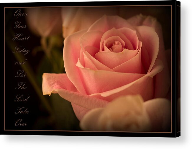 Open Your Heart Acrylic Print featuring the photograph Open Your Heart by Ernest Echols