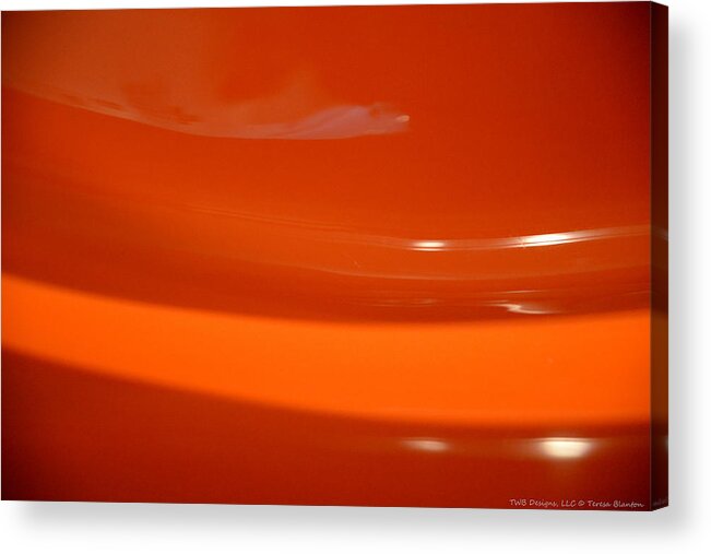 Teresa Blanton Acrylic Print featuring the photograph Orange by Teresa Blanton