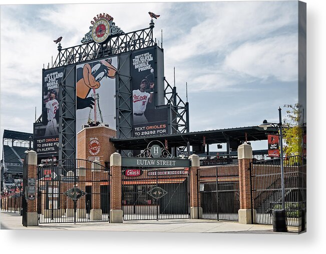 Baltimore Acrylic Print featuring the photograph Oriole Park at Camden Yards by Susan Candelario