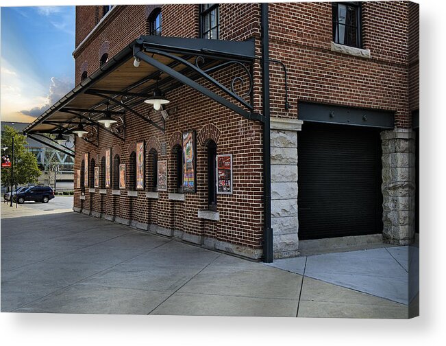 Baltimore Acrylic Print featuring the photograph Oriole Park Box Office by Susan Candelario