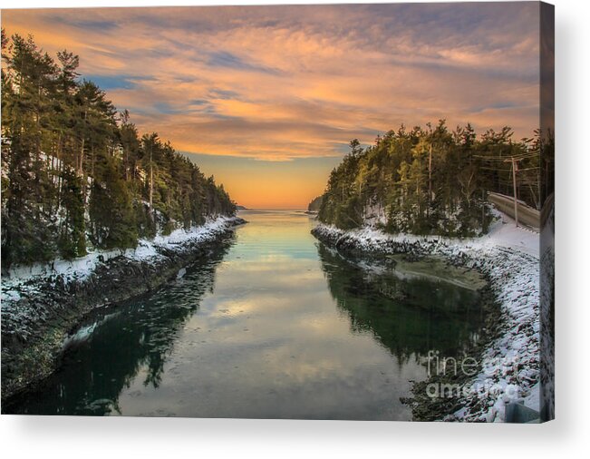Orrs Island Acrylic Print featuring the photograph Orrs Island Maine by Brenda Giasson