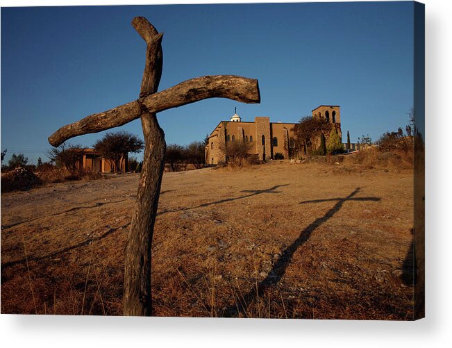 Calm Acrylic Print featuring the photograph Our Lady Of Solitude Monastery by Chico Sanchez