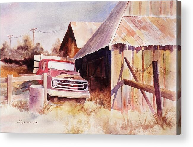 John Svenson Acrylic Print featuring the painting Out of Service by John Svenson