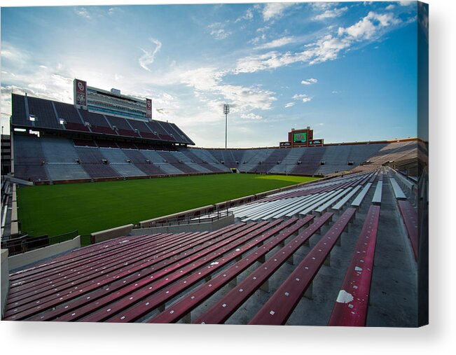 Ou Acrylic Print featuring the photograph Owen Field by Hillis Creative