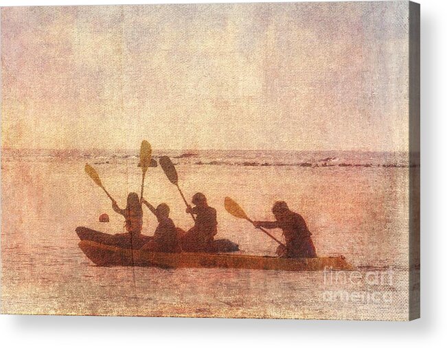 Primitive Acrylic Print featuring the photograph Pacific Island Traditions by Scott Cameron