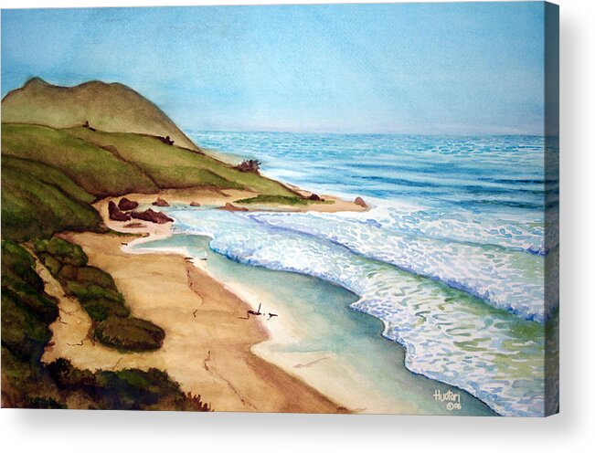Rick Huotari Acrylic Print featuring the painting Pacific by Rick Huotari
