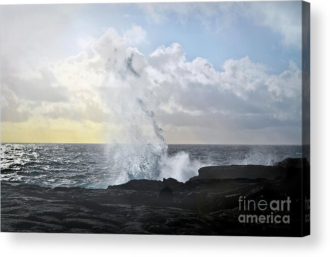 Morning Acrylic Print featuring the photograph Pacific Rising by Ellen Cotton