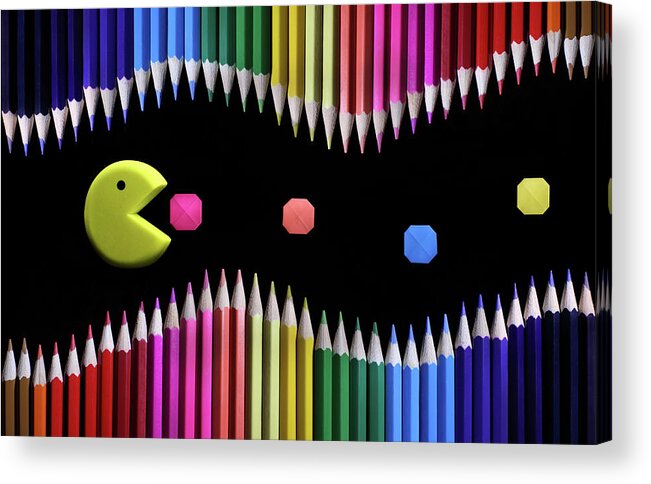 Pacman Acrylic Print featuring the photograph Packman by Victoria Ivanova
