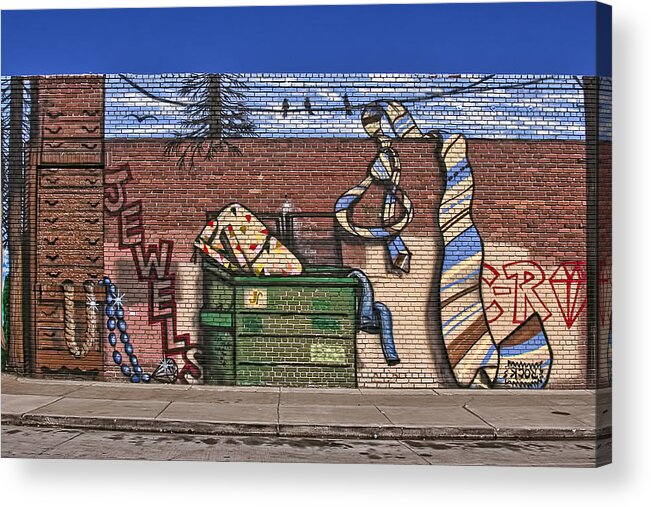 Street Art Acrylic Print featuring the photograph Jewels by Maria Coulson