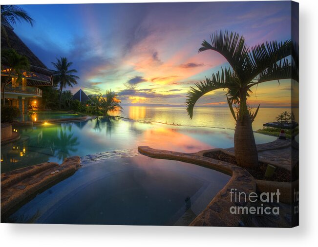 Yhun Suarez Acrylic Print featuring the photograph Panglao Island Nature Resort by Yhun Suarez