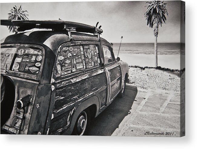 Transportation Acrylic Print featuring the photograph Paradise Beach by Larry Butterworth