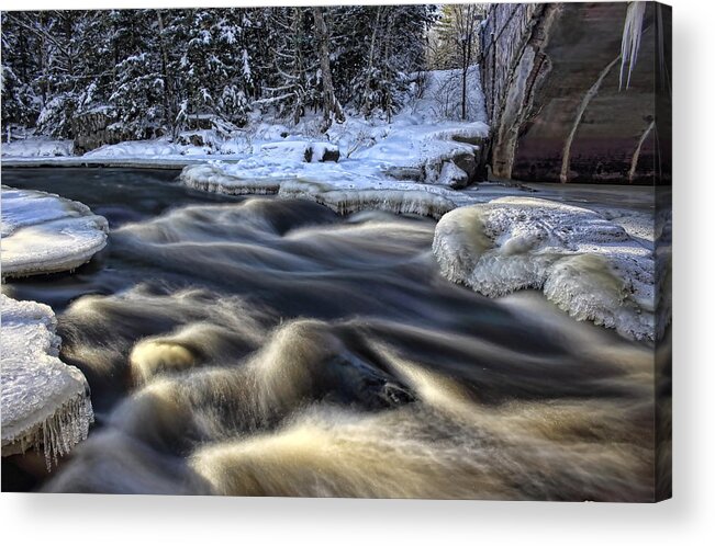 Eau Claire Dells Acrylic Print featuring the photograph Eau Claire Dells Park by Dale Kauzlaric