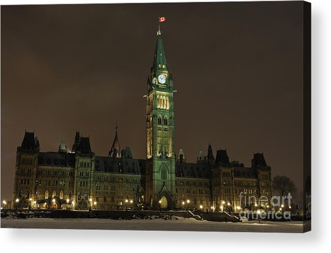Parliament Hill Acrylic Print featuring the photograph Parliament Hill by Nina Stavlund