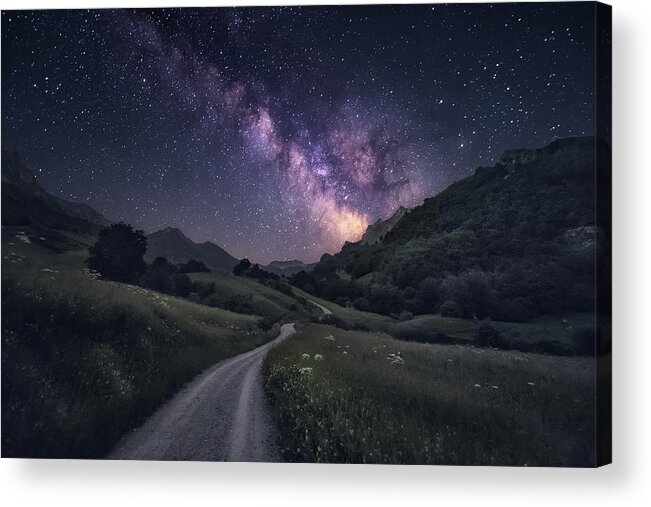 Landscape Acrylic Print featuring the photograph Path To The Stars by Carlos F. Turienzo
