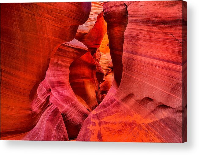 Antelope Canyon Acrylic Print featuring the photograph Pathway to Beauty by Greg Norrell