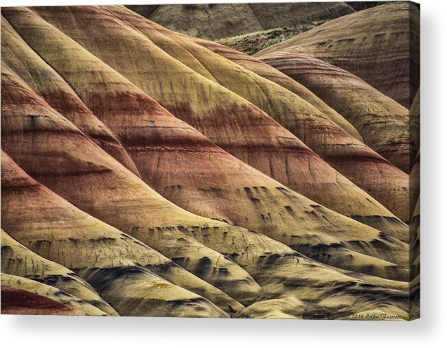 Hills Acrylic Print featuring the photograph Patterns by Erika Fawcett