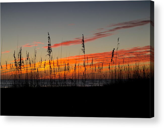 Sunset Acrylic Print featuring the photograph Peace and Love by Melanie Moraga
