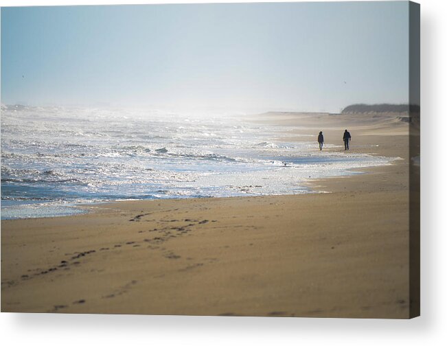 Beach Cottage Life Acrylic Print featuring the photograph Peaceful Expanse by Mary Hahn Ward