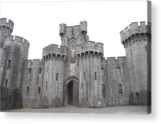 Castles Acrylic Print featuring the photograph Penrhyn castle 3 by Christopher Rowlands