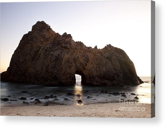 Arch Acrylic Print featuring the photograph Pfeiffer Beach Arch II by Jenna Szerlag