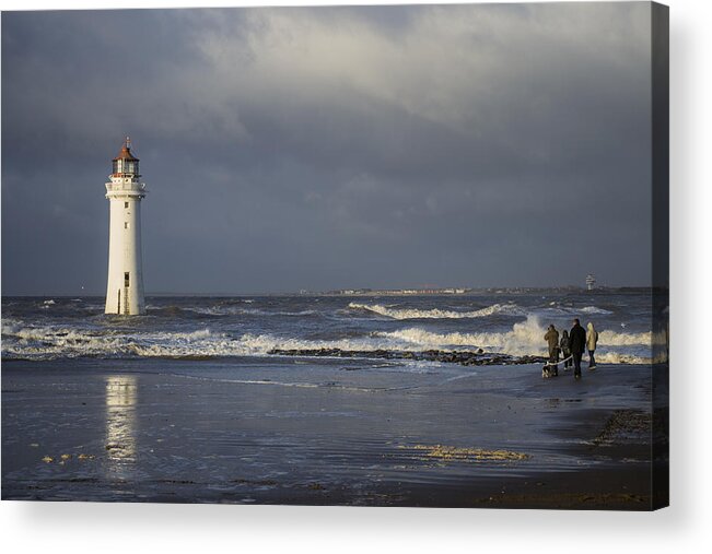 Lighthouse Acrylic Print featuring the photograph Photographing The Photographer by Spikey Mouse Photography