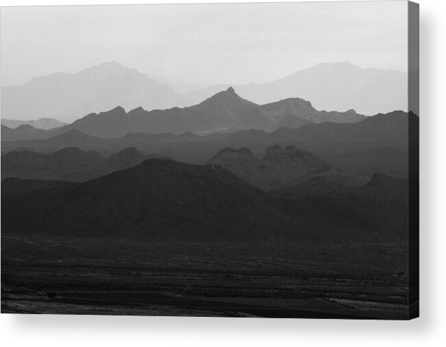 Tucson Acrylic Print featuring the photograph Picacho Desert View by Daniel Woodrum