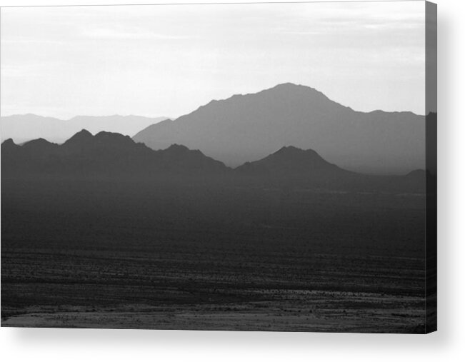 Tucson Acrylic Print featuring the photograph Picacho Desert View No.2 by Daniel Woodrum