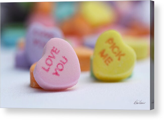 Valentines Day Acrylic Print featuring the photograph Pick Me by Diana Haronis