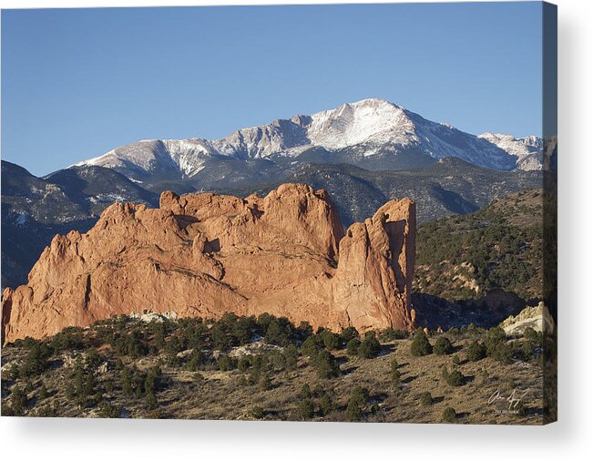 Pikes Acrylic Print featuring the photograph Pikes Peak 3 by Aaron Spong