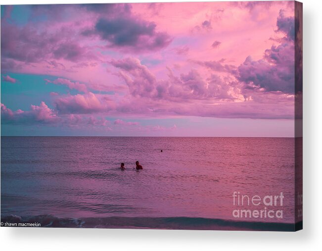  Acrylic Print featuring the photograph Pink Sunset by Shawn MacMeekin