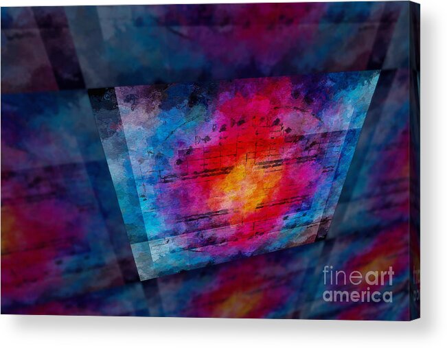 Music Acrylic Print featuring the digital art Pitch Space 3 by Lon Chaffin