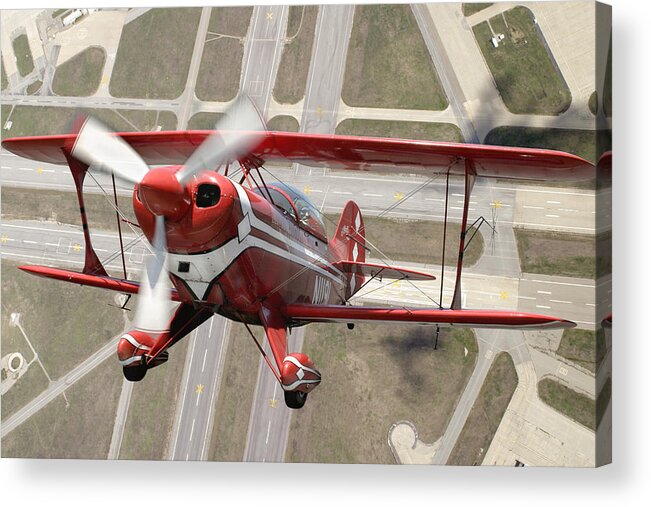 Pitts Special S-2b Framed Prints Acrylic Print featuring the photograph Pitts Special S-2B by Larry McManus