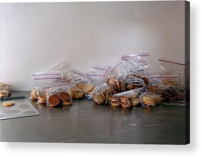 Cooking Acrylic Print featuring the photograph Plastic Bags Of Cookies by Romulo Yanes