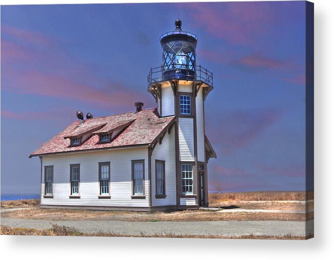 Lighthouse Acrylic Print featuring the photograph Point Cabrillo by Kandy Hurley