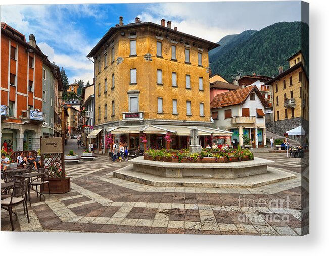 Alpine Acrylic Print featuring the photograph Pontedilegno by Antonio Scarpi