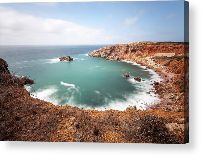 Algarve Acrylic Print featuring the photograph Portugal, View Of Coastline by Westend61