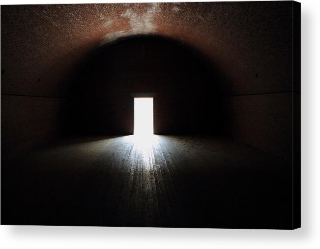 Fort Warren Acrylic Print featuring the photograph Powder Magazine by Jeff Heimlich