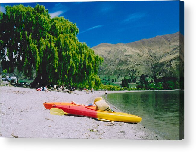 New Zealand Acrylic Print featuring the photograph Primary Colors by Jon Emery