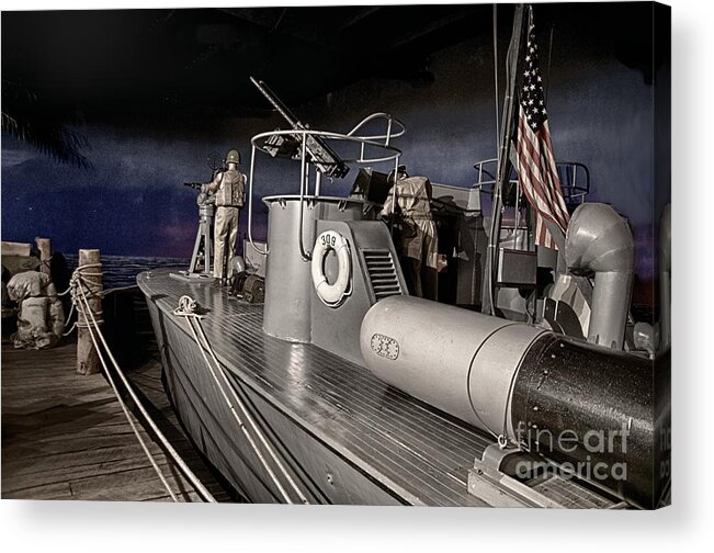 Pt Boat Acrylic Print featuring the photograph P T 309 by Ken Williams