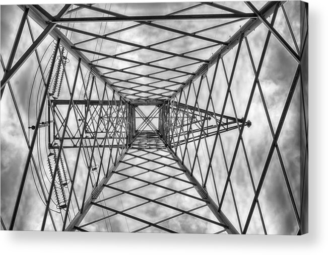 Nature Acrylic Print featuring the photograph Pylon by Howard Salmon