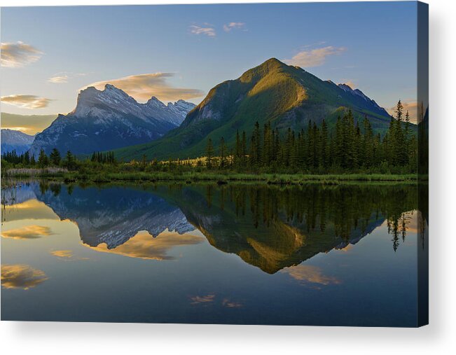Landscape Acrylic Print featuring the photograph Quiet Summer Morning by ??? / Austin