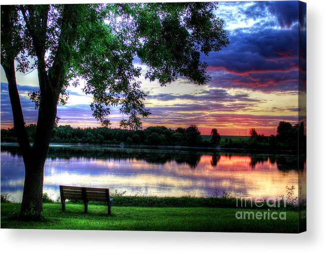 Sunrise Acrylic Print featuring the photograph Quiet by Thomas Danilovich