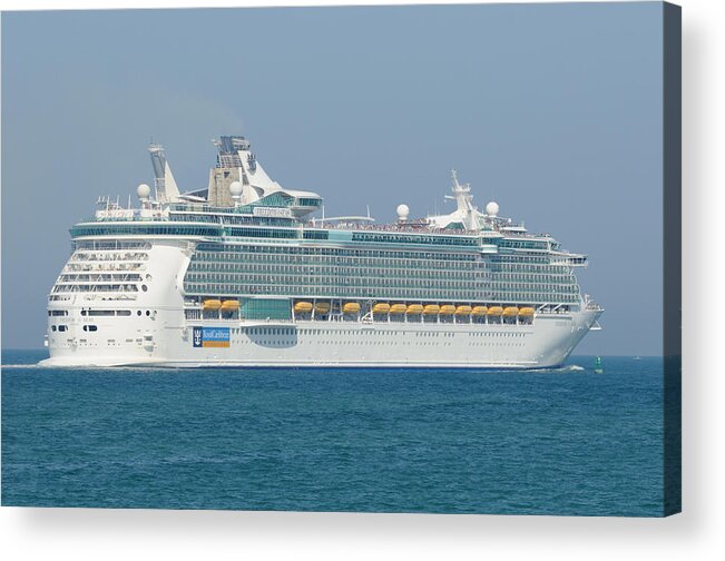Cruise Ship Acrylic Print featuring the photograph RCI Freedom of the Seas by Bradford Martin