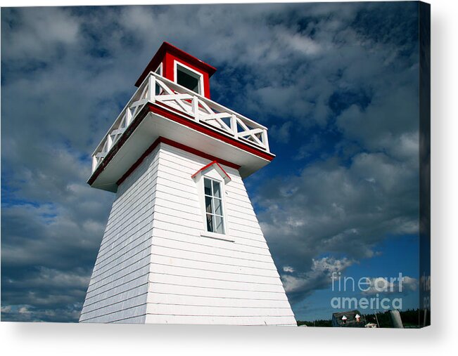 Lighthouse Acrylic Print featuring the photograph Reaching the Sky by Brenda Giasson